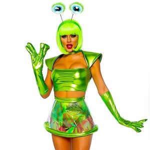 Sexy Women's Beam Me Up Babe Costume 👽 💫